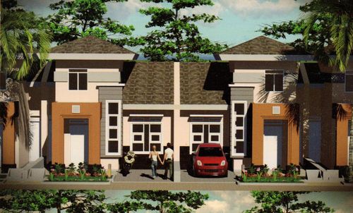 foto tampak rumah tipe 63/105 perumahan ILMA D'MANSION