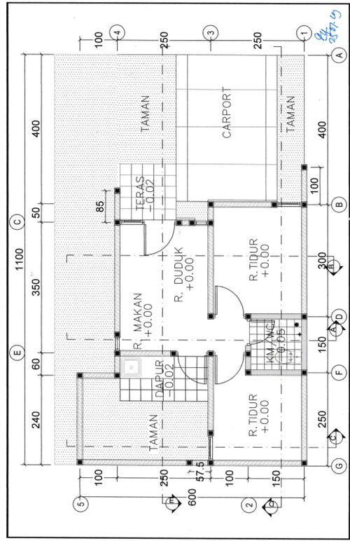 foto denah rumah tipe VENTUS 475,0 perumahan Mutiara Gading City Cluster New Liverpool Tahap 1