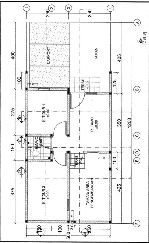 foto denah rumah tipe VENTO GRANDE L5 330,0 perumahan Mutiara Gading City Cluster New Liverpool Tahap 1