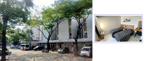 foto tampak rumah tipe AR1 BR E perumahan APARTEMENT AEROPOLIS