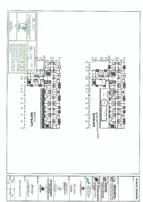 foto denah rumah tipe PRIMEROSE perumahan APARTEMEN BELMONT RESIDENCE
