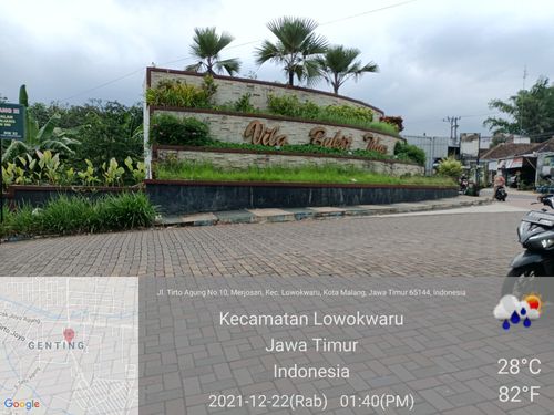 foto gerbang perumahan PT ALAM MAHAMERU