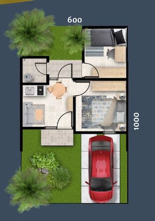 foto denah rumah tipe GRAND VIORE 229JT perumahan Grand Mutiara Gading