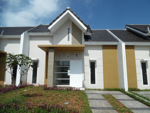 foto tampak rumah tipe Moreta 1 perumahan Cifest Hill