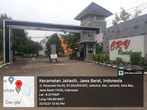 foto gerbang perumahan Cikeas River View 2