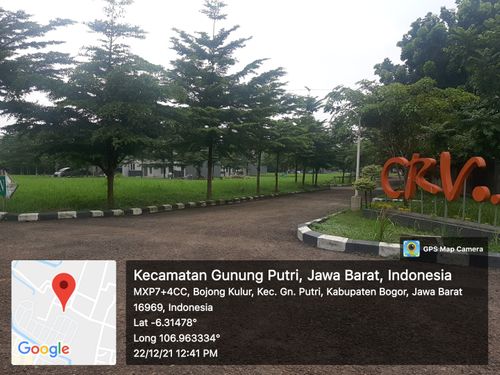 foto posisi tengah perumahan Cikeas River View 2