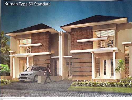 foto tampak rumah tipe T.50 perumahan Perumahan Citi 9 Airport Village