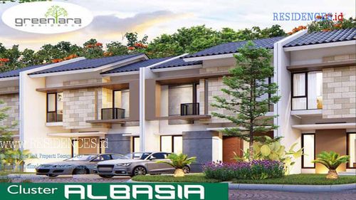 foto tampak rumah tipe Darva perumahan CLUSTER ALBASIA & LAVESH KHI