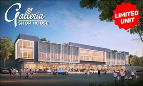 foto tampak rumah tipe RUKO CORNER perumahan RUKO PALMA GALERIA CITRALAND