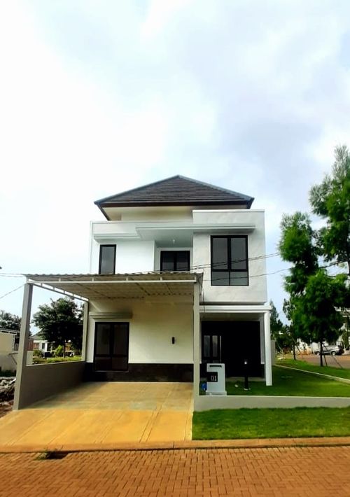 foto tampak rumah tipe Kalinda perumahan Kedaton Park Tahap 1