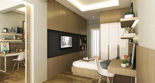 foto tampak rumah tipe STUDIO A perumahan ROYAL GARDEN APARTMENTS