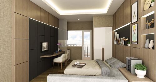 foto tampak rumah tipe STUDIO C perumahan ROYAL GARDEN APARTMENTS