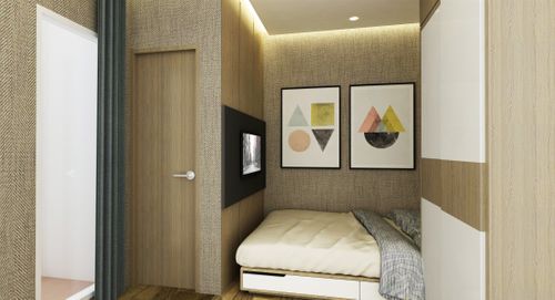 foto tampak rumah tipe SUITE B perumahan ROYAL GARDEN APARTMENTS