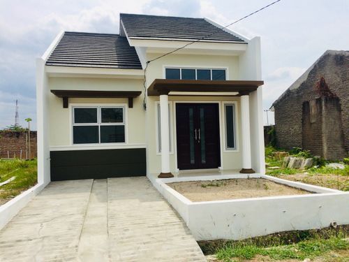 foto tampak rumah tipe 39/72 perumahan RAMAYANA RESIDENCE