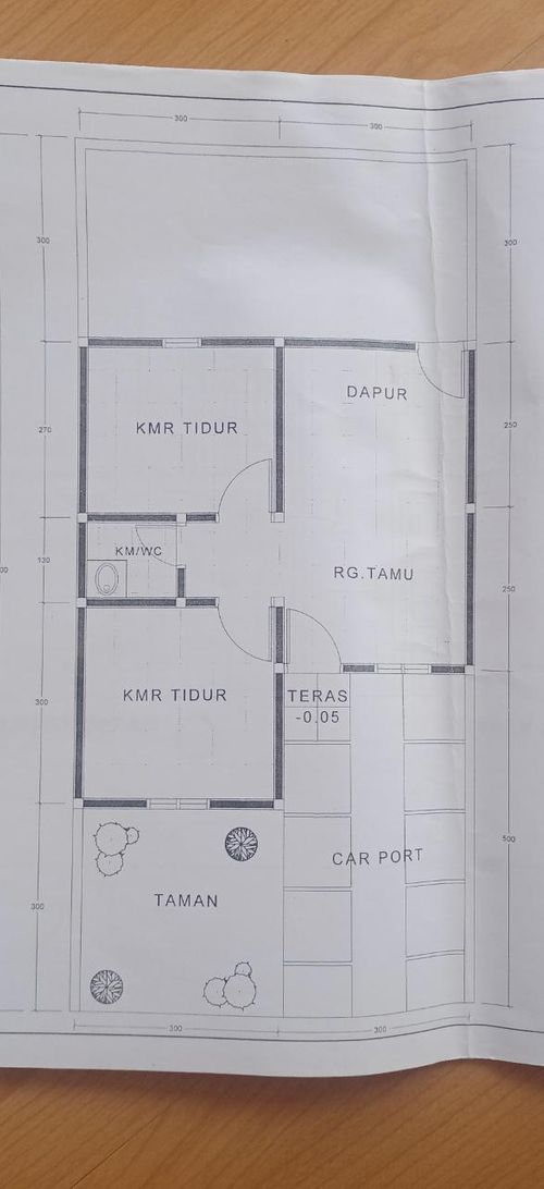 foto denah rumah tipe 36/78 perumahan GRIYA SEDHUTA