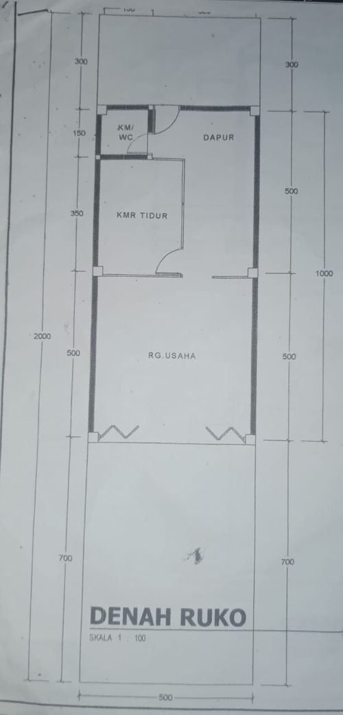 foto denah rumah tipe 50/100 perumahan GRIYA SEDHUTA