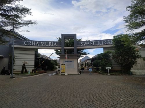 foto gerbang perumahan GRHA MURIA SWASTI KIRANA