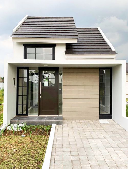 foto tampak rumah tipe DANETTE perumahan CitraLand Driyorejo CBD