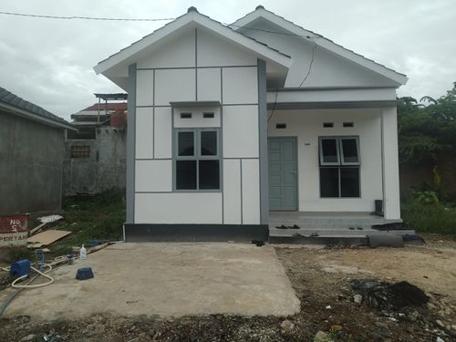 foto tampak rumah tipe KOMERSIL 45 perumahan Shafwah Guntung Paikat 2