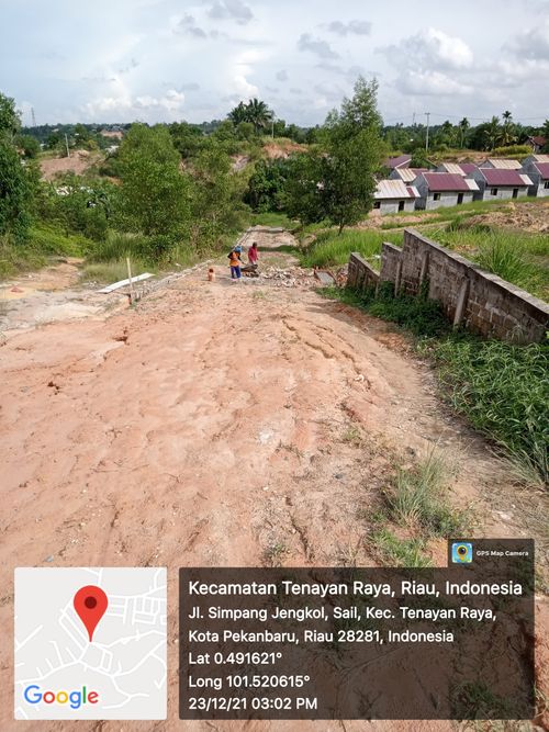 foto posisi tengah perumahan Bukit Permata Sumbari 1 tahap 5