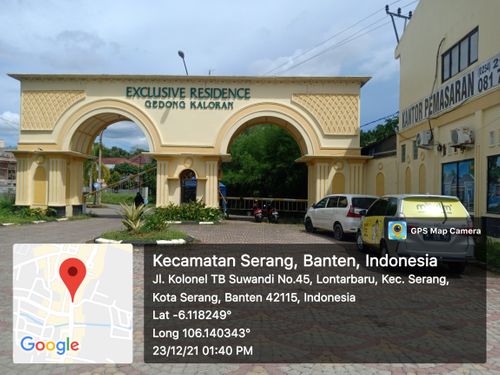 foto gerbang perumahan GEDONG KALORAN RESIDENCE