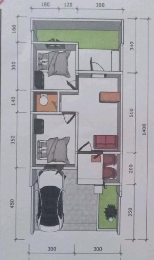 foto denah rumah tipe 45/84 (Surya Andhika) perumahan BUKIT ELANG RESIDENCE CLUSTER WALLACE