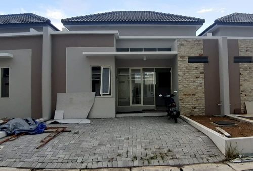 foto tampak rumah tipe 49 - 1 Lt perumahan Newtown Park