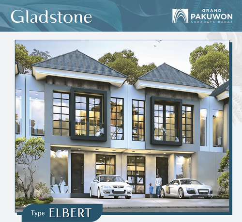 foto tampak rumah tipe ELBERT perumahan BRISBANE - GLADSTONE
