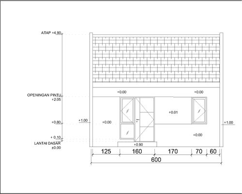 foto tampak rumah tipe Grand Casa L6 24915 perumahan Cifest Hill