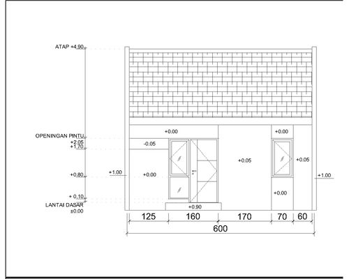 foto tampak rumah tipe Newcasa L6 2244 perumahan Cifest Hill