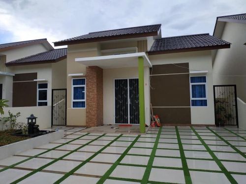 foto tampak rumah tipe 56 perumahan GADING BEVERLY