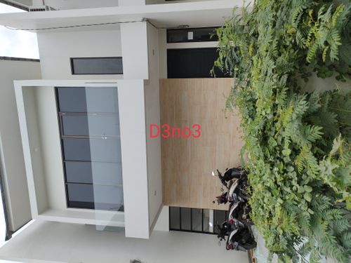 foto tampak rumah tipe EMERLAD D 3 NO 3 perumahan Daan Mogot Arcadia