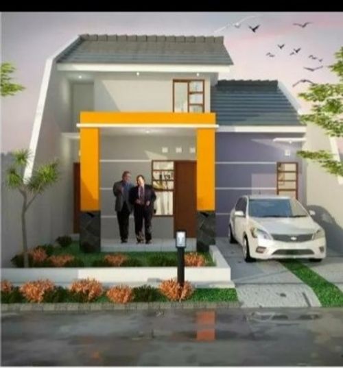 foto tampak rumah tipe 42 perumahan MUTIARA CEPU