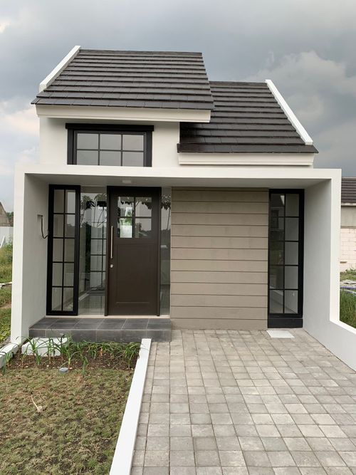 foto tampak rumah tipe DANETTE SUPERIOR perumahan CitraLand Driyorejo CBD