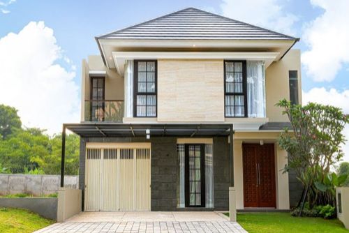 foto tampak rumah tipe ANDALUSITE perumahan CITRASUN GARDEN SEMARANG