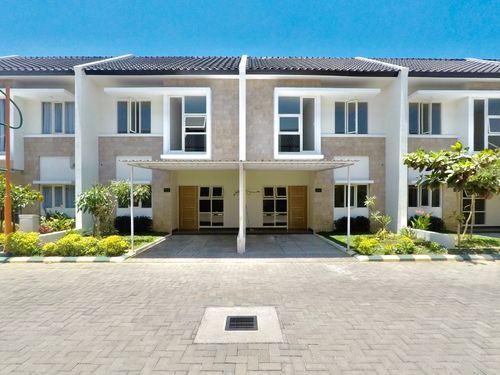 foto tampak rumah tipe 90 perumahan CLARITI RESIDENCE