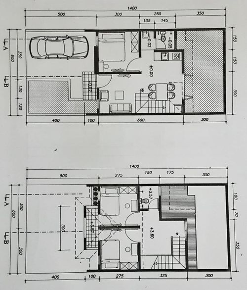 foto denah rumah tipe 71/84 perumahan Cikeas River View 2