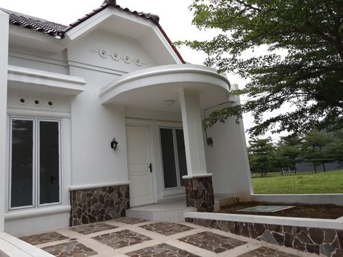 foto tampak rumah tipe 55/90 perumahan Cikeas River View 2