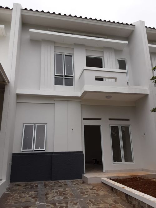 foto tampak rumah tipe 69/90 perumahan Cikeas River View 2