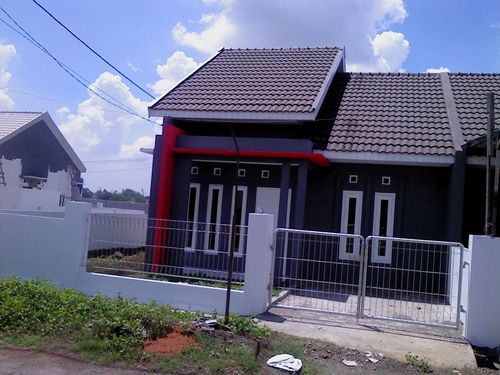foto tampak rumah tipe 54/130 perumahan GRAHA ASRI SUKODONO TAHAP 4
