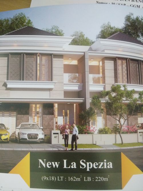 foto tampak rumah tipe NEW LA SPEZIA perumahan PERUM GREENLAND TAHAP 2
