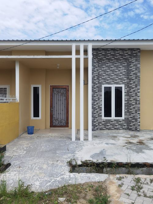foto tampak rumah tipe 50 perumahan Royal Mansion tahap 2