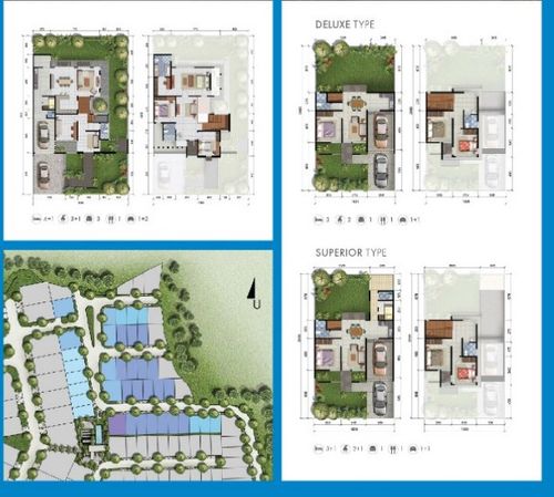 foto denah rumah tipe AGATE perumahan CITRASUN GARDEN SEMARANG