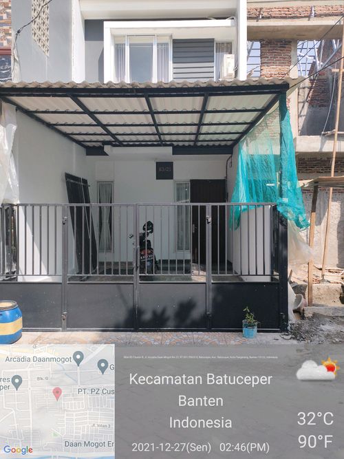 foto tampak rumah tipe TOURMARINE B 3 NO 29 perumahan Daan Mogot Arcadia