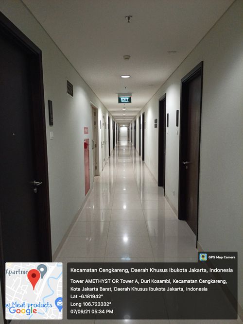 foto posisi tengah perumahan Puri Mansion Apartment