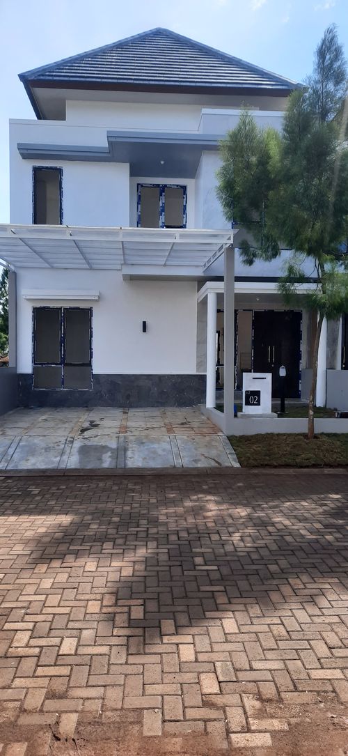 foto tampak rumah tipe Kalinda B2-2 perumahan Kedaton Park Tahap 1