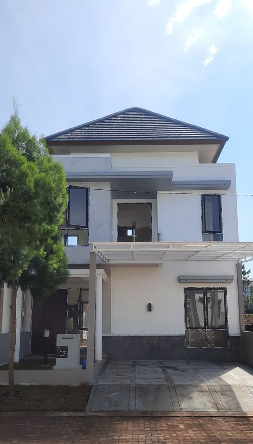 foto tampak rumah tipe Kalinda B2-7 perumahan Kedaton Park Tahap 1