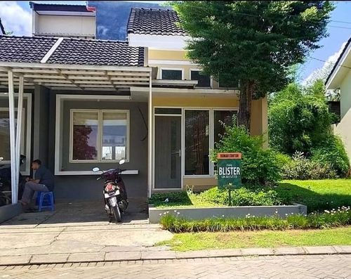 foto tampak rumah tipe BLISTER perumahan MUTIARA INDAH VILLAGE