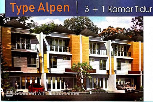 foto tampak rumah tipe ALPEN perumahan THE PIANO GOLF - 6A