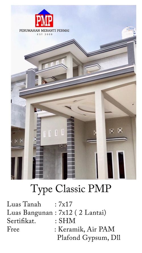 foto tampak rumah tipe CLASSIC perumahan PERUMAHAN MERANTI PERMAI SIMALUNGUN